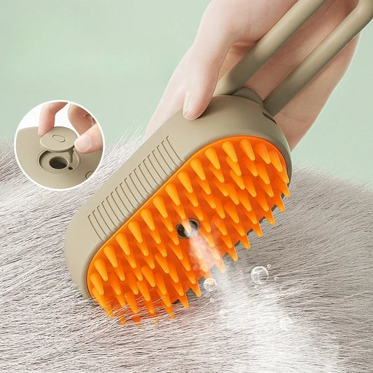 Pet Steam Grooming Brush