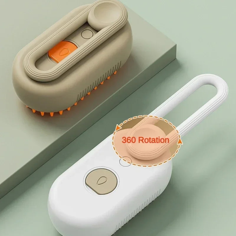 Pet Steam Grooming Brush