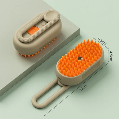 Pet Steam Grooming Brush